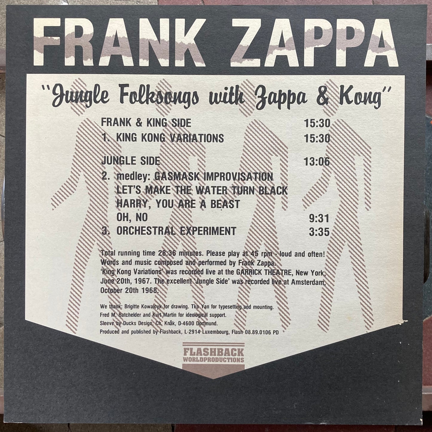 Jungle Folksongs With Zappa & Kong