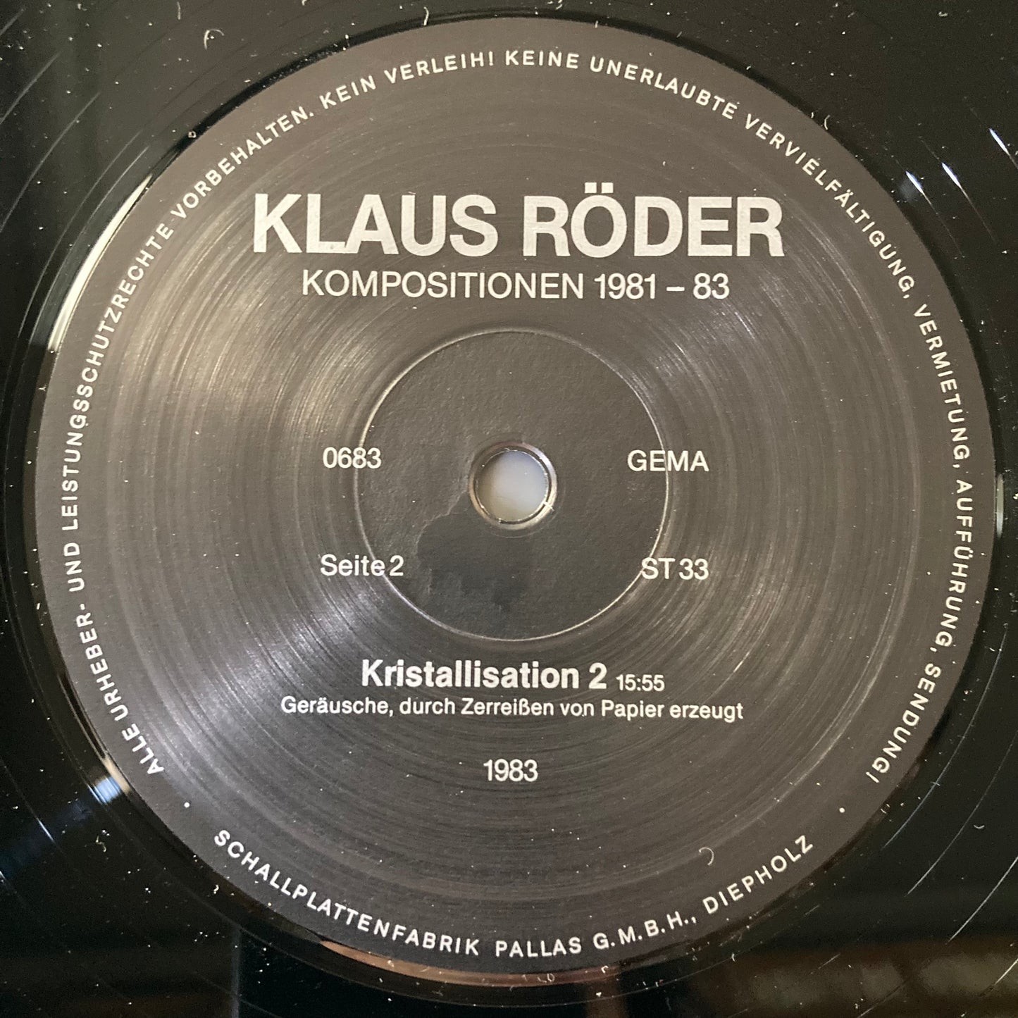 Kompositionen 1981 - 83