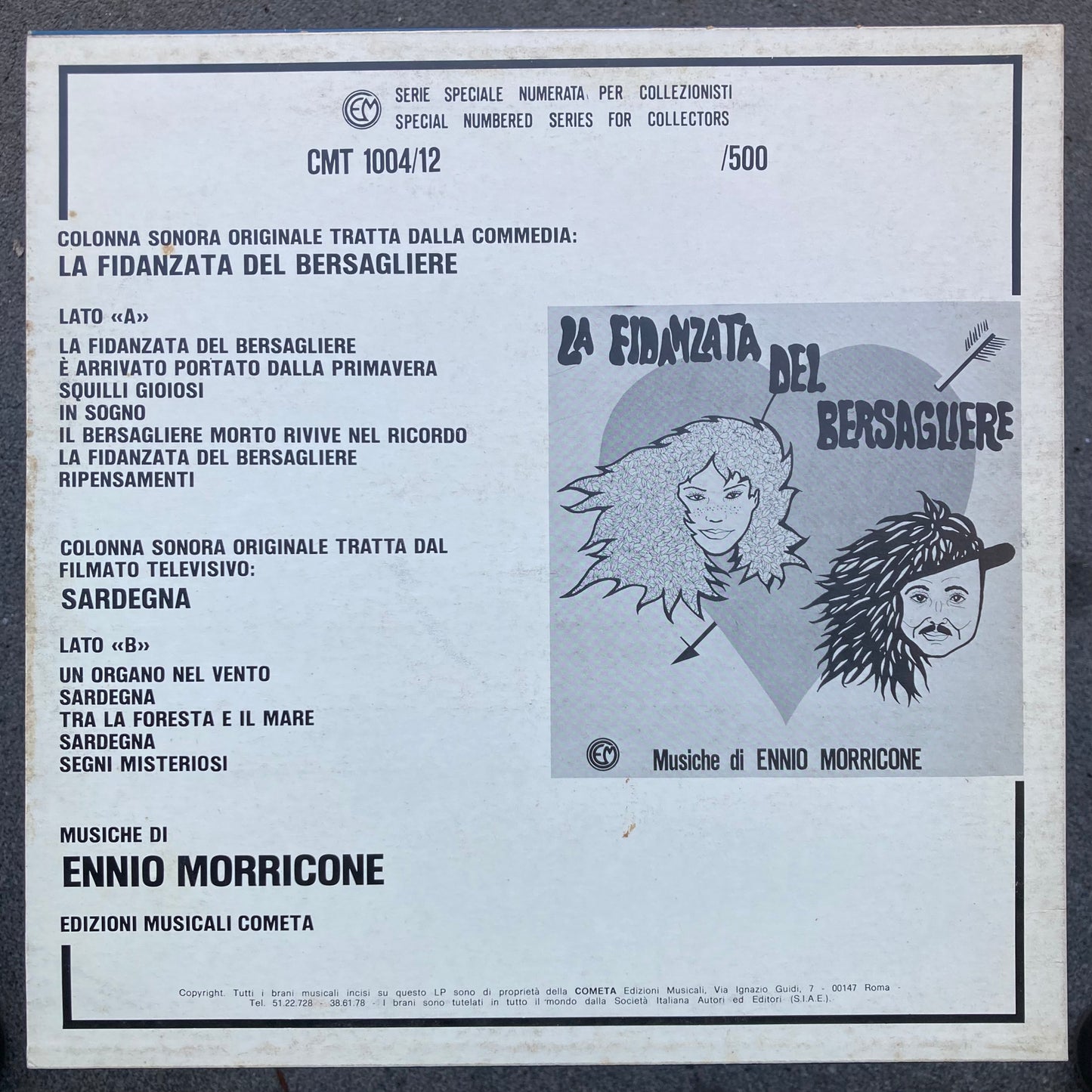 La Fidanzata Del Bersagliere / Sardegna (O.S.T.)