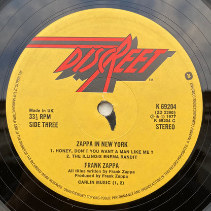 Zappa In New York