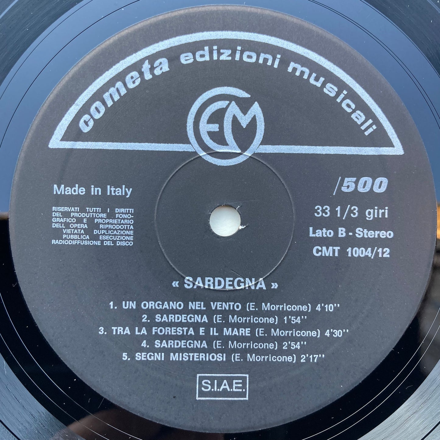 La Fidanzata Del Bersagliere / Sardegna (O.S.T.)