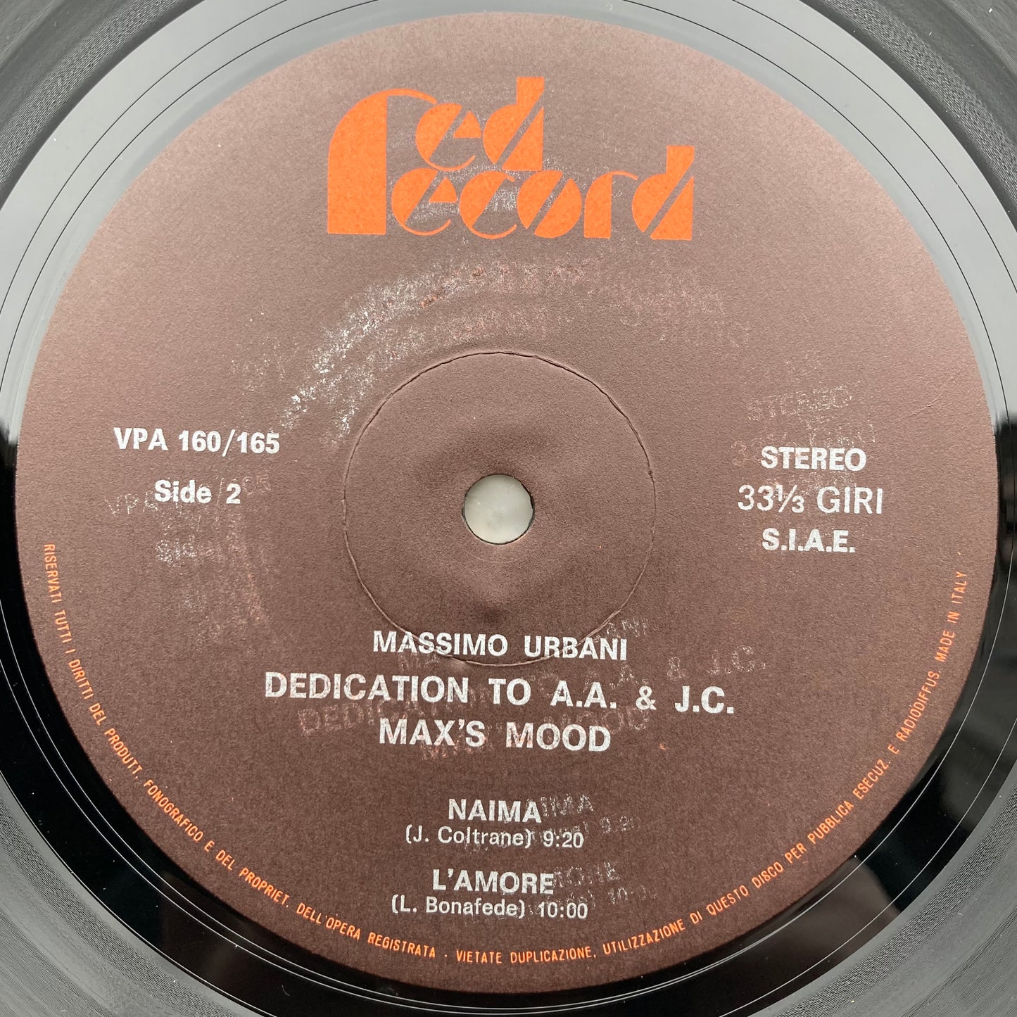 Dedication To A.A. & J.C. / Max's Mood