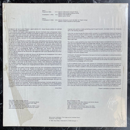 Kompositionen 1981 - 83