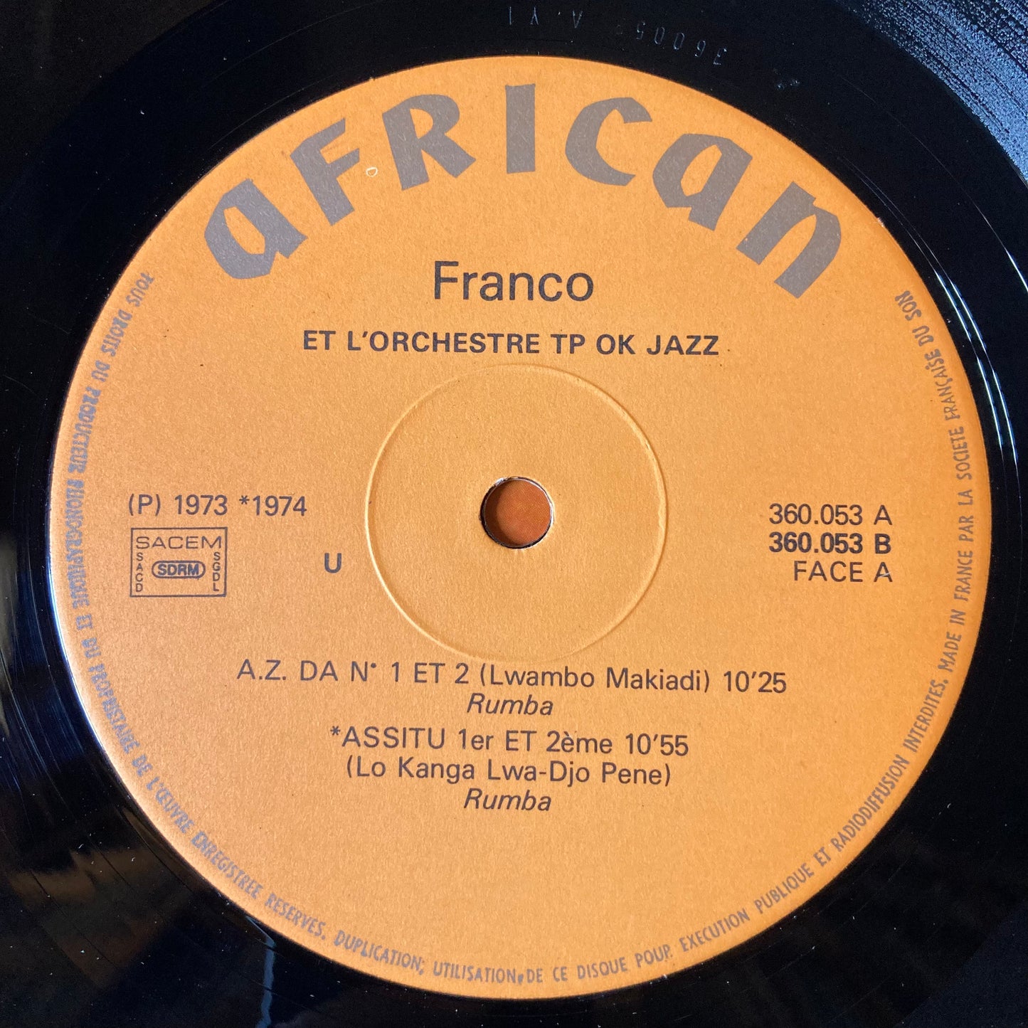 Franco Et L'Orchestre TP OK Jazz