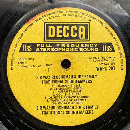 Sir Waziri Oshomah & His Family Traditional Sound Makers